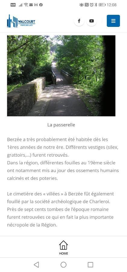 Maison D'Hote Les Notes Endormies Suite Le Refuge Walcourt Экстерьер фото